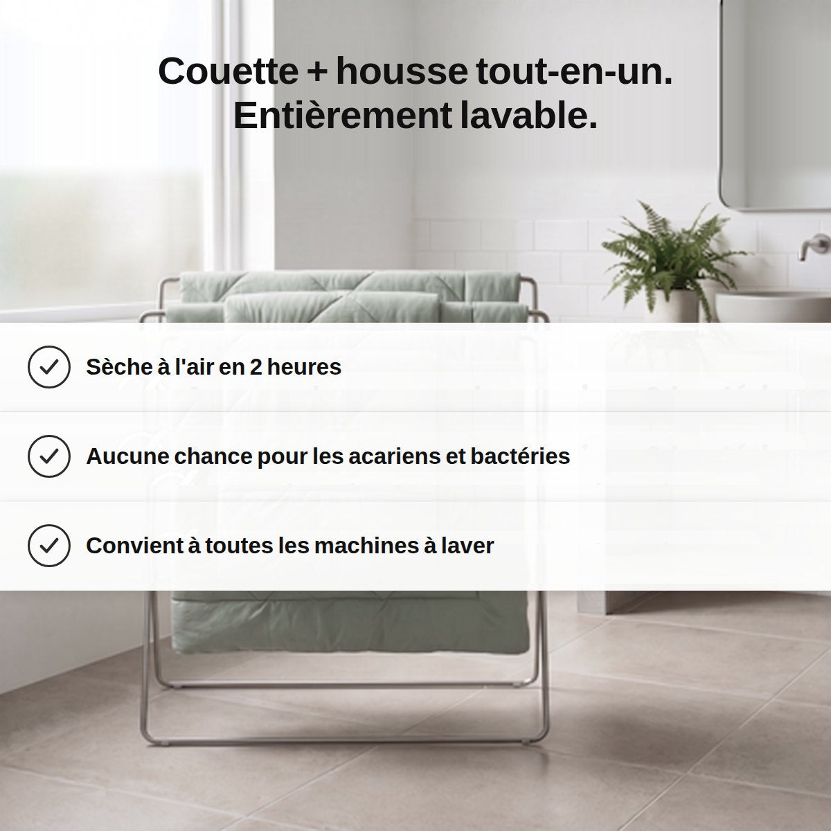 Easy Sleep 2 en 1 KAVENLIA — sin sábanas