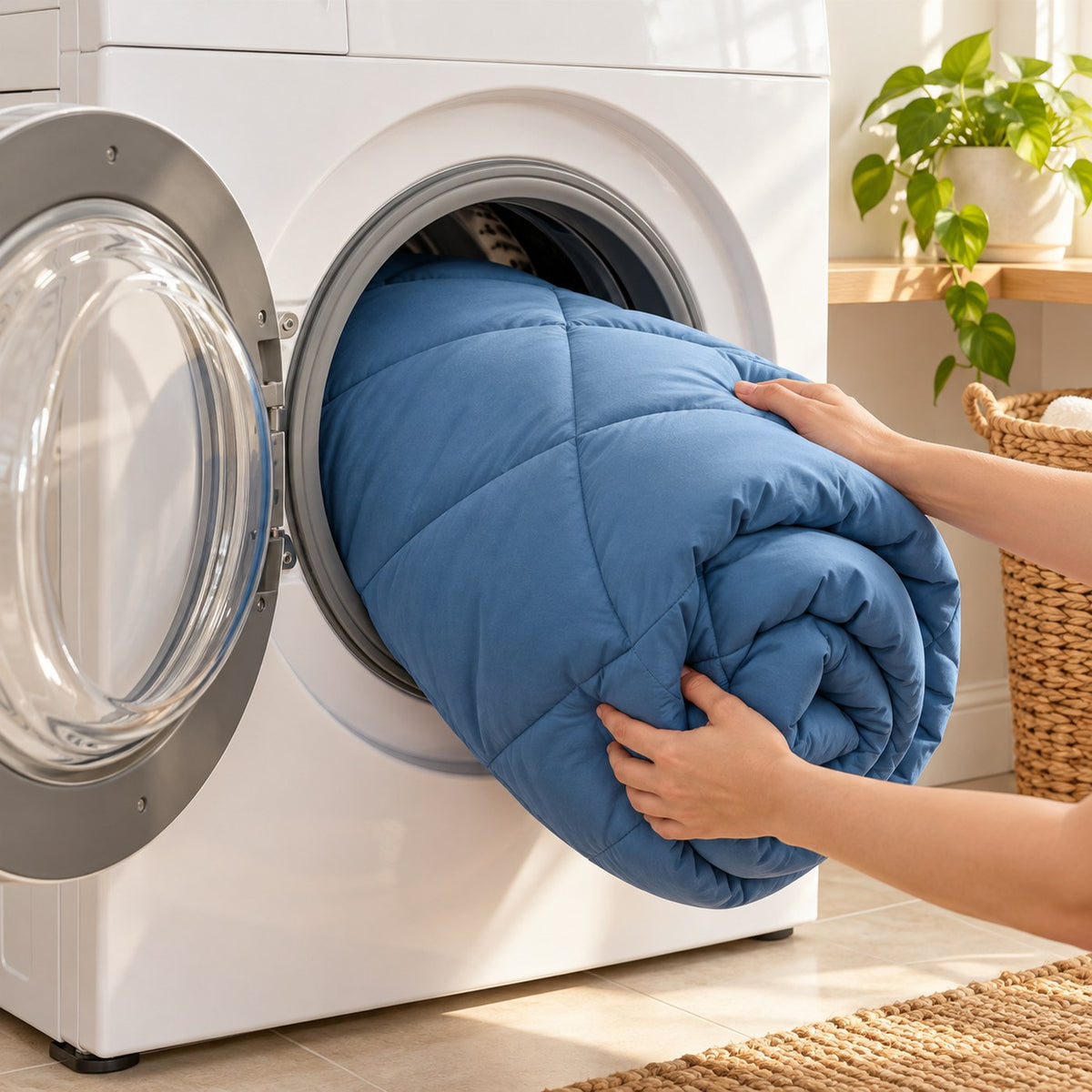 Couette 2-en-1 lavable en machine