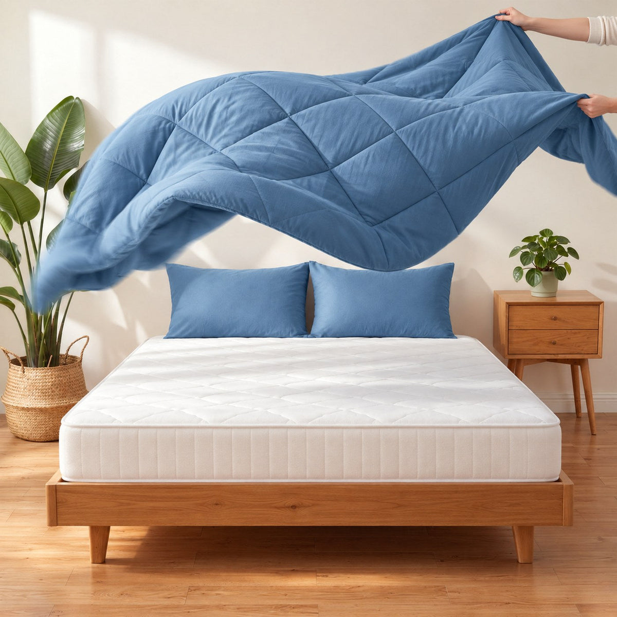 Faire le lit en 10 secondes avec la couette 2-en-1